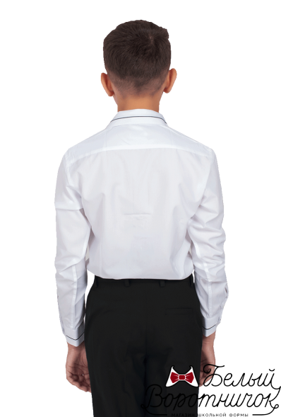 Рубашка MIXERS белая М 113, длинный рукав