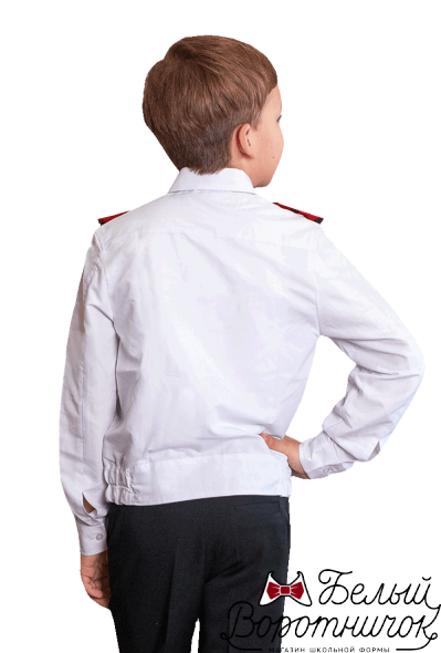 Сорочка форменная для мальчика с длинным рукавом